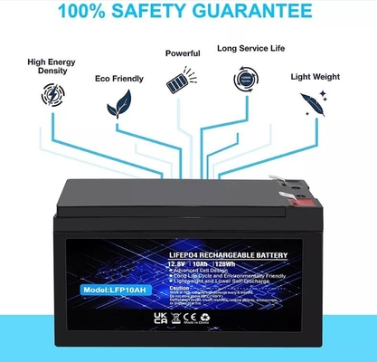 LiFePO4 Şarj Edilebilir Pil Dahili 12.8V 10Ah Lityum Fosfat Pil