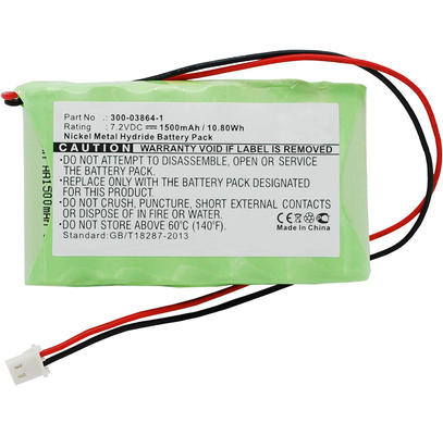 Ni-MH Elektrikli Süpürge Lityum Pil 1500mAh 7.2V Li Ion Pil 300-03864-1