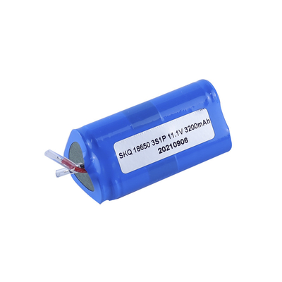 1,6A 3C Lityum Pil 3200mAH 11,1V Şarj Edilebilir 18650 Pil Paketi MSDS