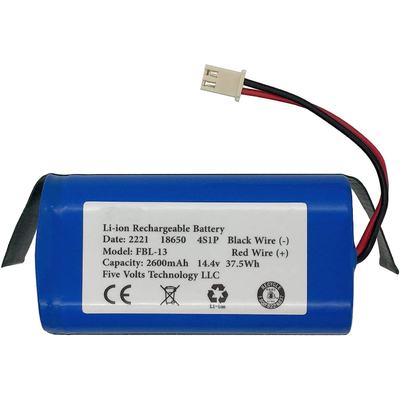 Özel 2600mah 14.8V 14.4V Li Ion Pil Paketi Şarj Edilebilir OEM