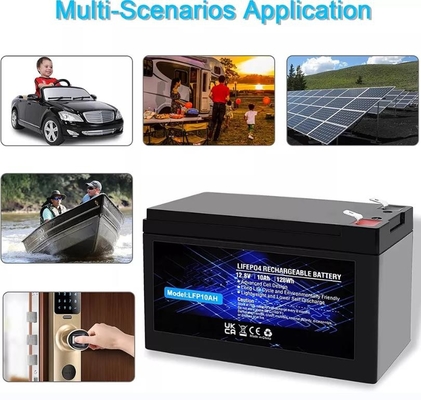 LiFePO4 Şarj Edilebilir Pil Dahili 12.8V 10Ah Lityum Fosfat Pil