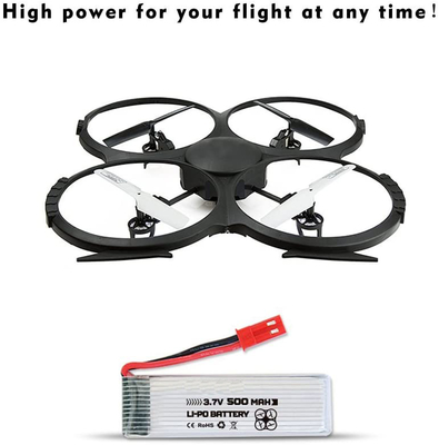 NCM Şarj Edilebilir Li Ion Polimer Pil Paketi 3.7V 500mAh Lipo Pil