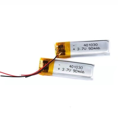 1S1P Lityum Polimer Pil 90mAh 3.7v Dikdörtgen Lityum İyon Pil