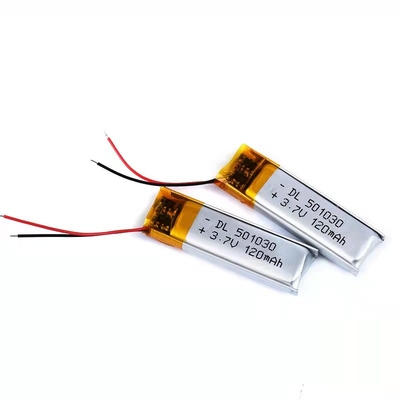120mAh Lityum Polimer Pil 0.12A Bluetooth Kulaklık Şarj Edilebilir Pil 1S1P