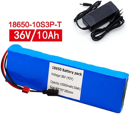 Elektrikli Bisiklet için 18650 Li Ion Pil Paketi 48v 10ah 36v Lityum İyon Pil