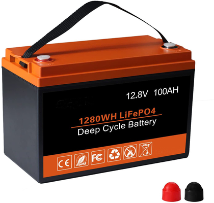 LFP Güneş Enerjisi Depolama Pil 100AH ​​12V Şarj Edilebilir Lityum Pil BMS