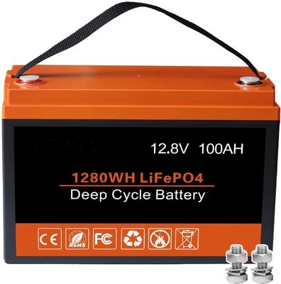 LFP Güneş Enerjisi Depolama Pil 100AH ​​12V Şarj Edilebilir Lityum Pil BMS